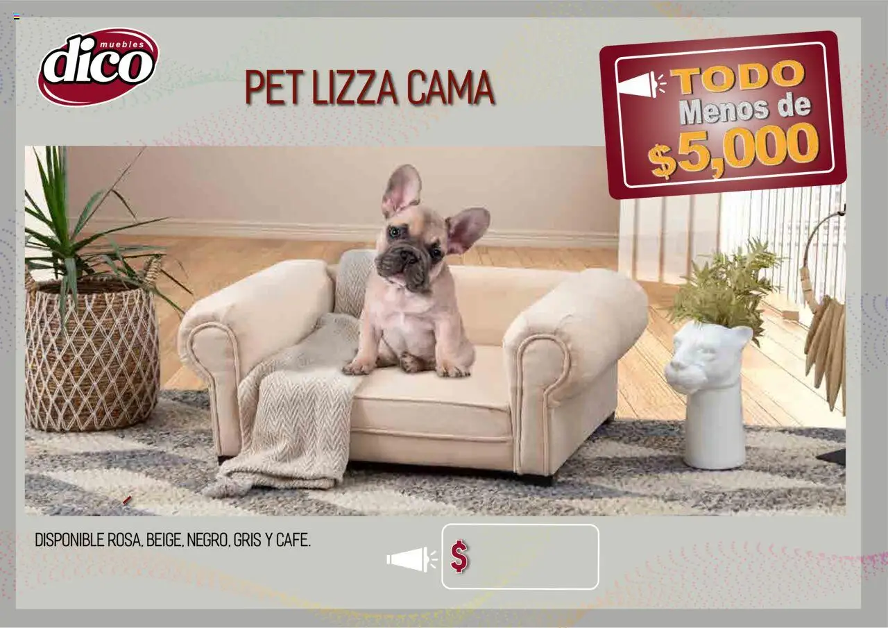 Nuevas ofertas de Muebles Dico válidas en toda la República Mexicana desde el 12.02.2025. ¡Encuentra las mejores ofertas en Muebles Dico catálogo Todo Menos! | Página: 83 | Productos: Mesa