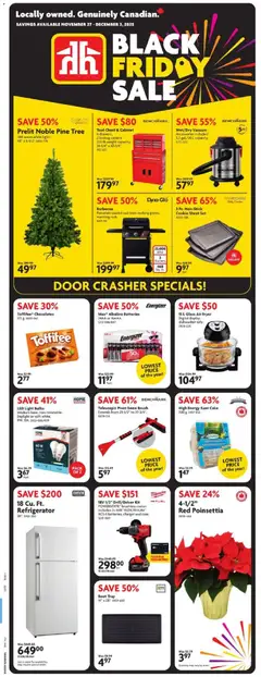 Preview of Home Hardware weekly flyer / circulaire from shop Home Hardware valid from 27.11.2025