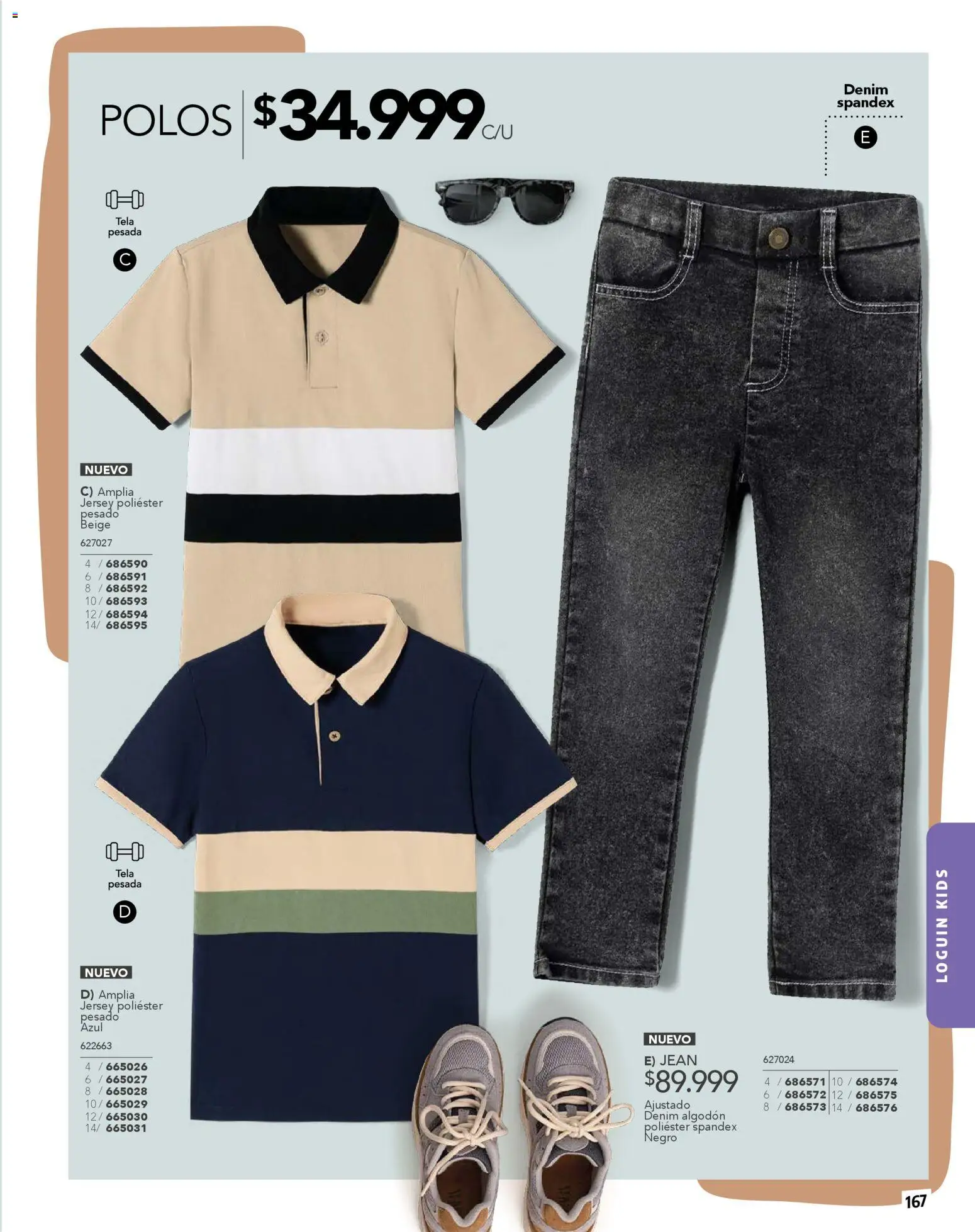 Carmel revista - valida desde el 01.01.2026 | Página: 167 | Productos: Algodón, Jean