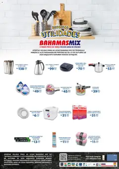Bahamas Mix - Ofertas Especial Utilidades - Pré-Visualização do folheto da loja Bahamas Mix, válido de 16.10.2025 | Página: 1 | Produtos: filme de PVC, Celular, Panela, Câmera