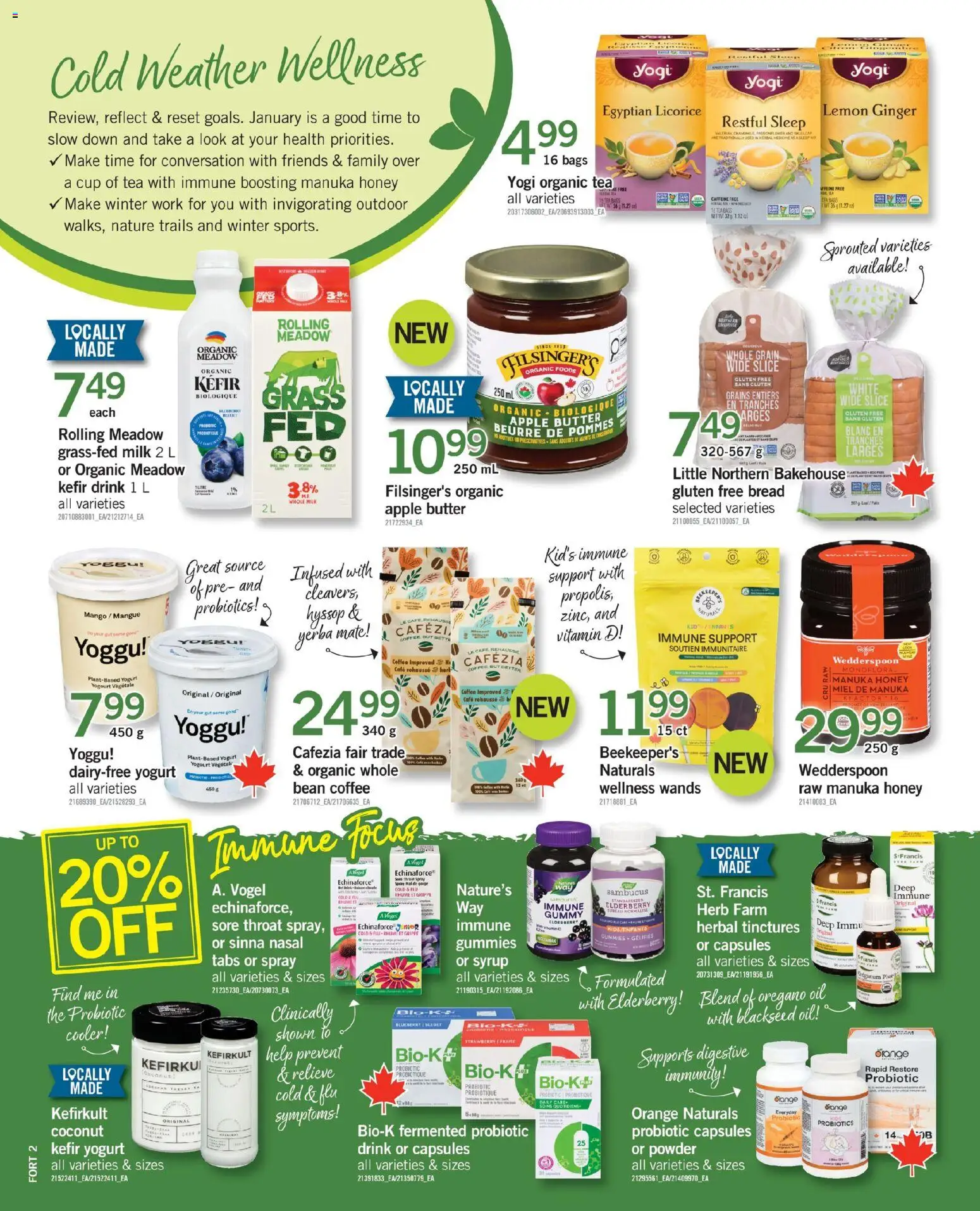 Fortinos flyer valid from 08.01.2026 | Page: 10 | Products: Powder, Milk, Yogurt, Oil