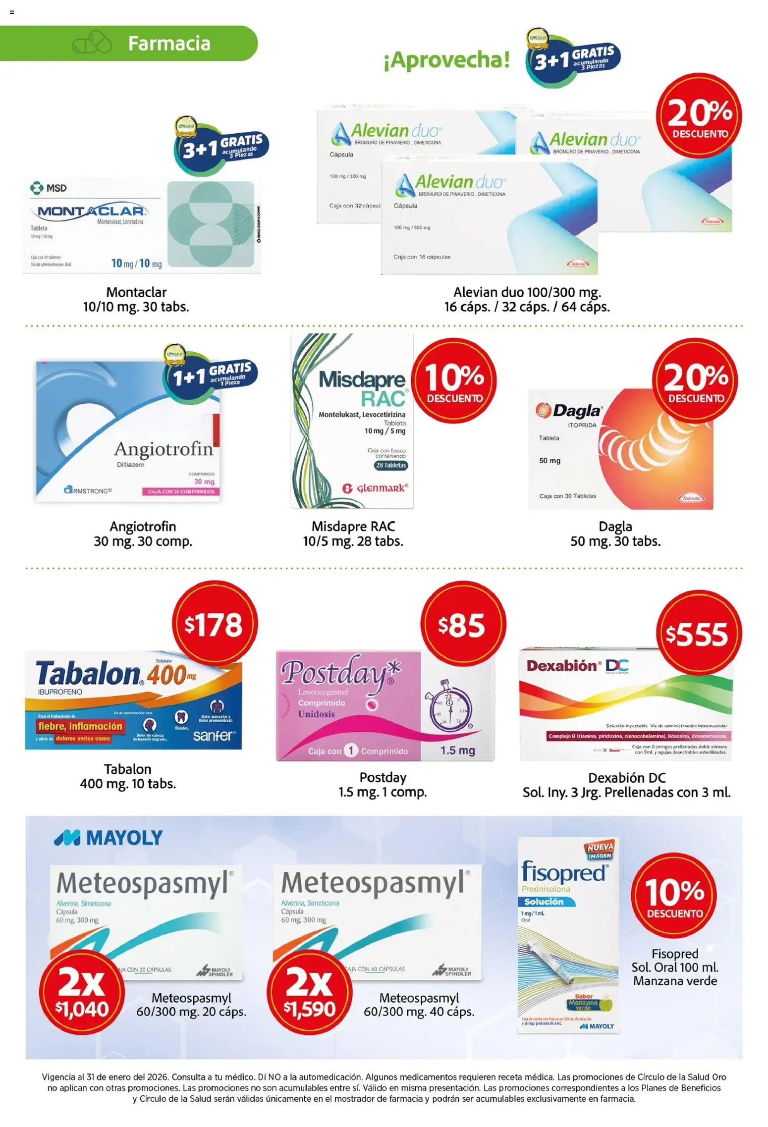 Nuevas ofertas de Farmacias Unión válidas en toda la República Mexicana desde el 01.01.2026. ¡Encuentra las mejores ofertas en Farmacias Unión catálogo! | Página: 4