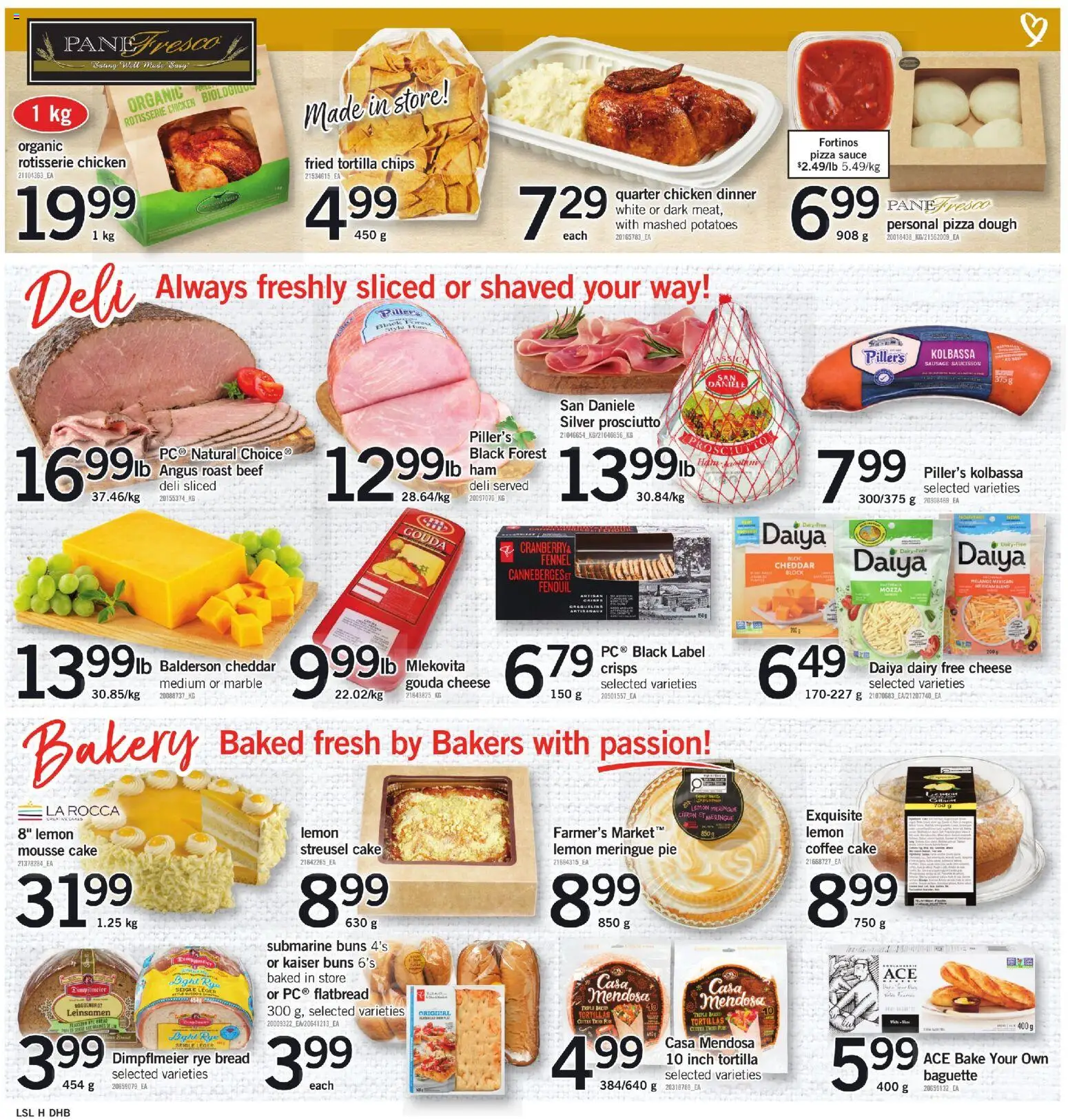 Loblaws flyer valid from 15.01.2026 | Page: 5 | Products: Potatoes, Bakery, Bread, Coffee