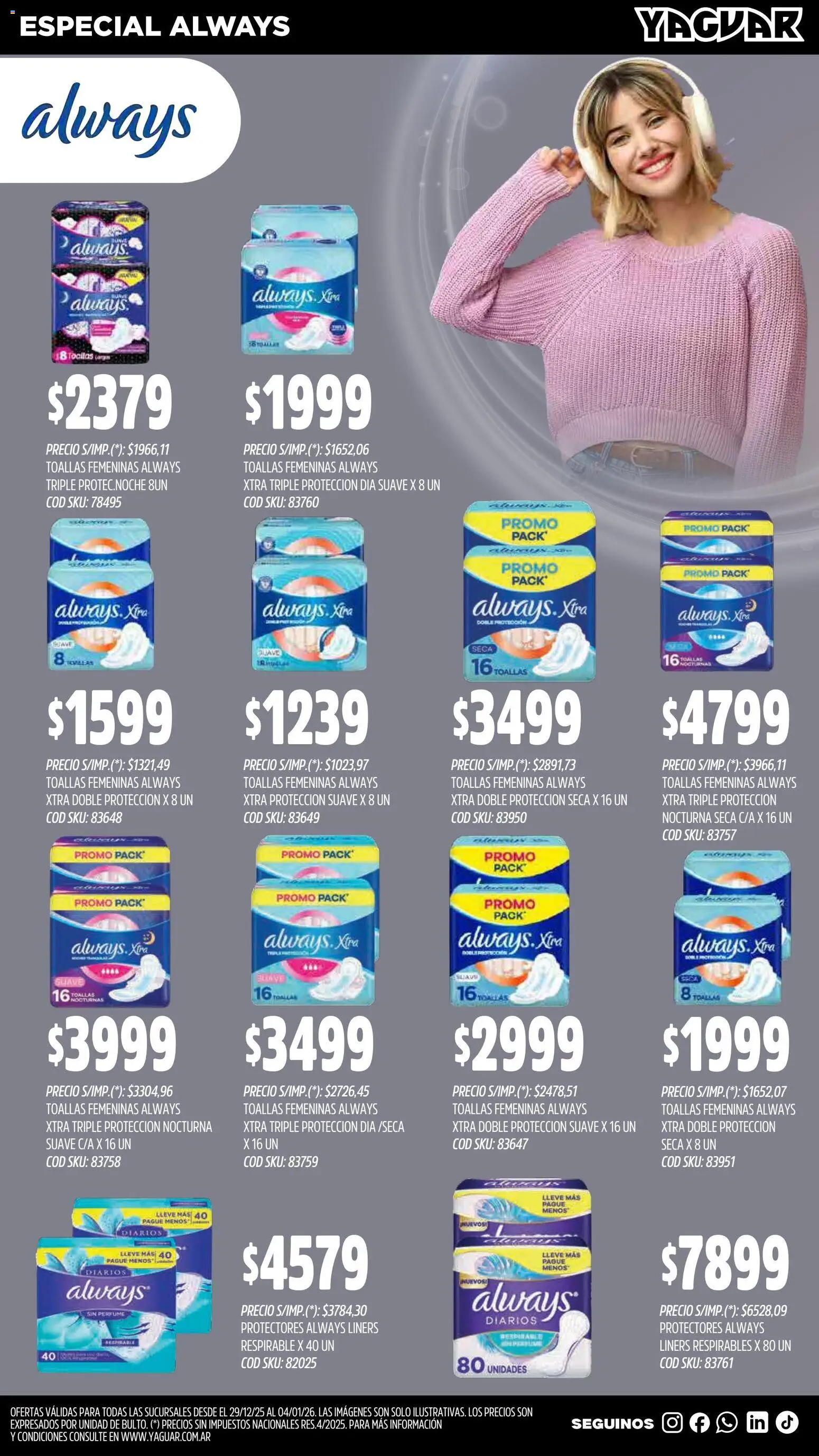 Yaguar catálogo │ válido desde el 29.12.2025 | Página: 9 | Productos: Toallas, Perfume