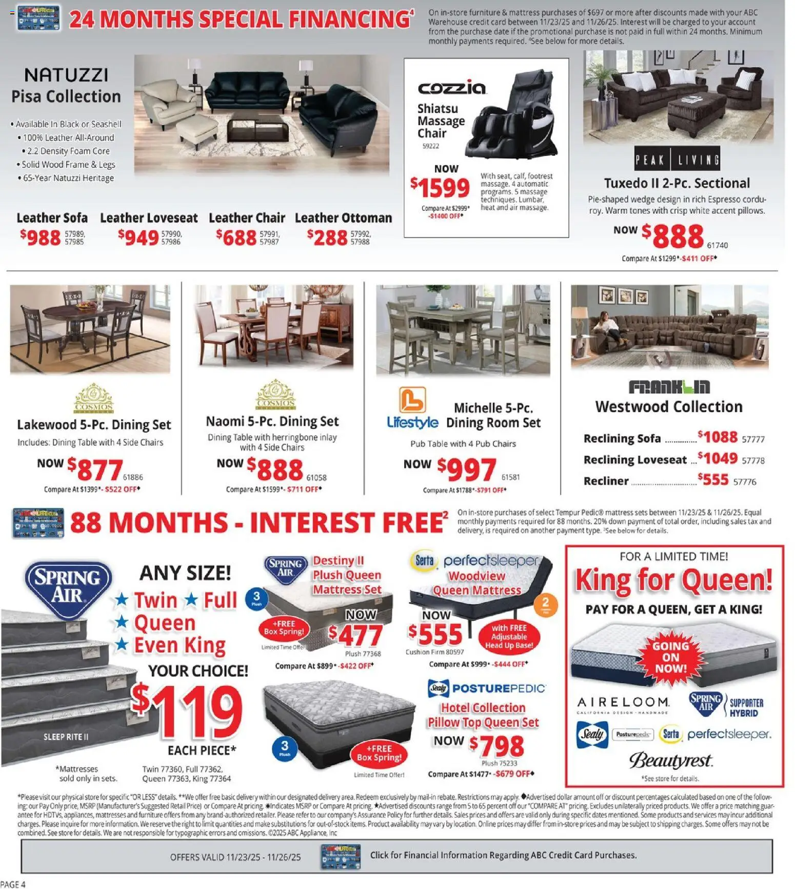 ABC Warehouse Black Friday - valid from 23.11.2025 | Page: 4