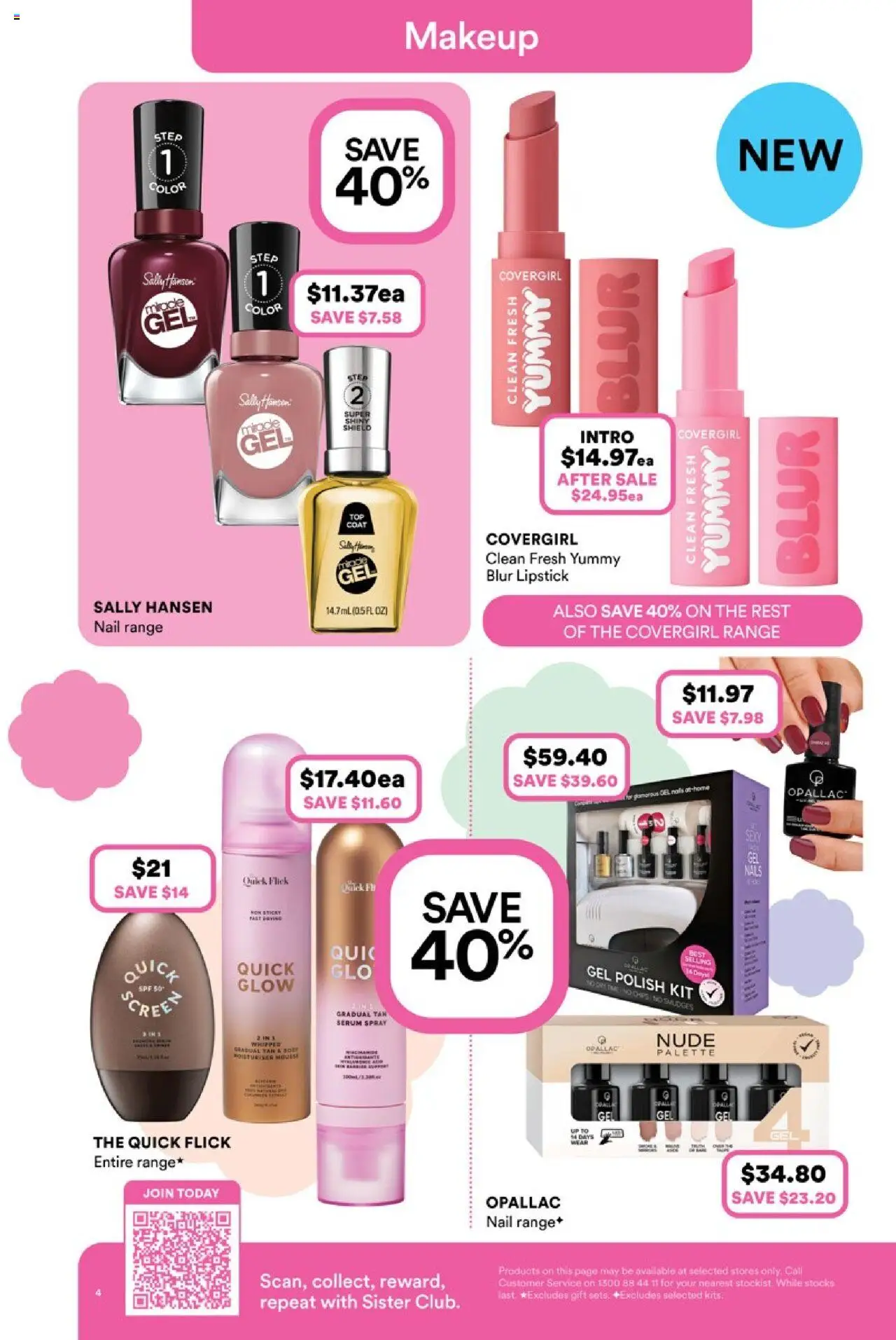Priceline Pharmacy catalogue - valid from 11.09.2025 | Page: 4 | Products: Lipstick, Moisturiser, Polish, Coat
