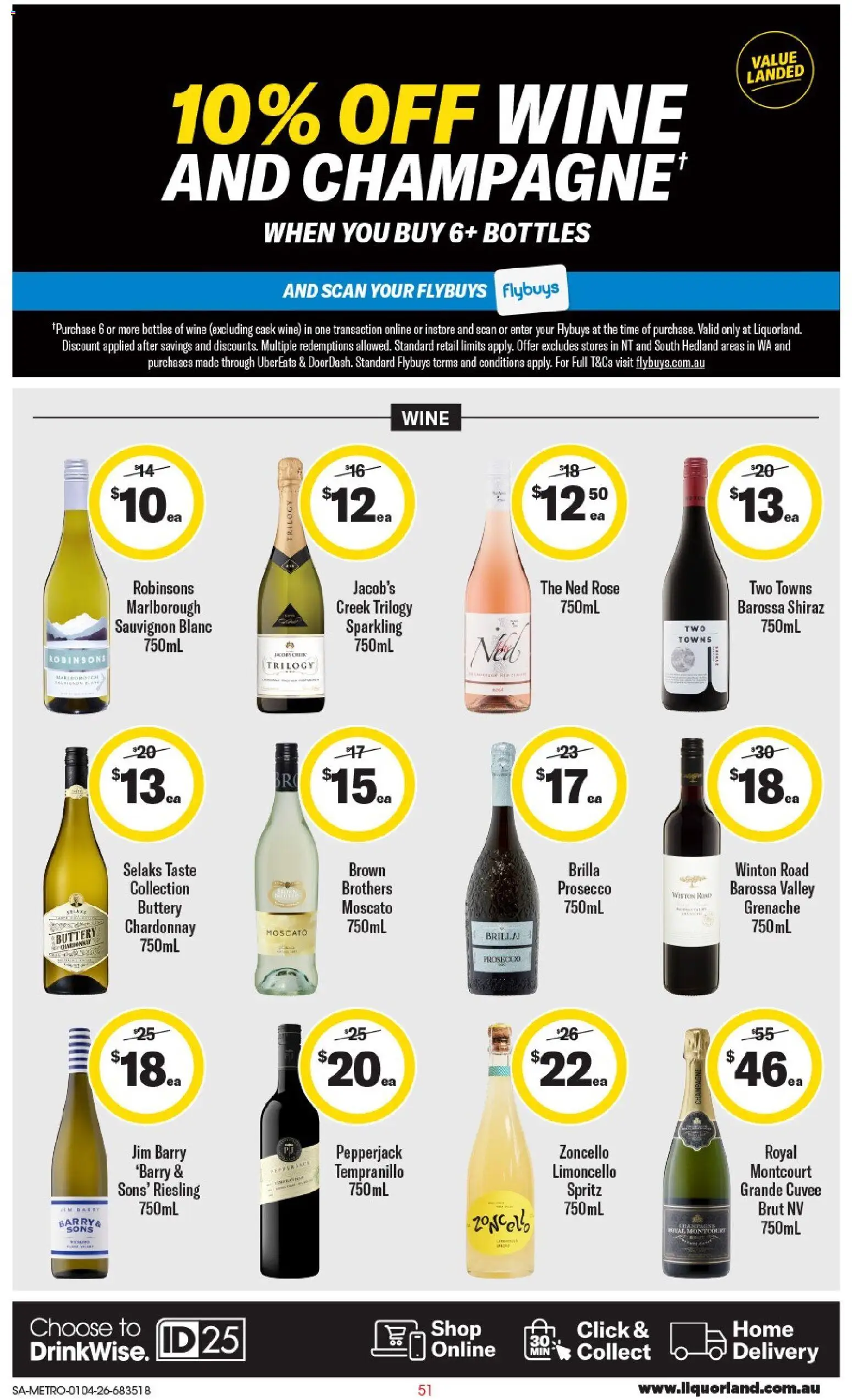 Coles catalogue - valid from 01.04.2026 | Page: 51 | Products: Dairy, Wine