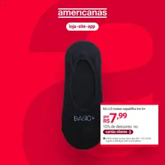 Lojas Americanas - Ofertas atuais - Pré-Visualização do folheto da loja Lojas Americanas, válido de 06.01.2026 | Página: 3 | Produtos: Meias