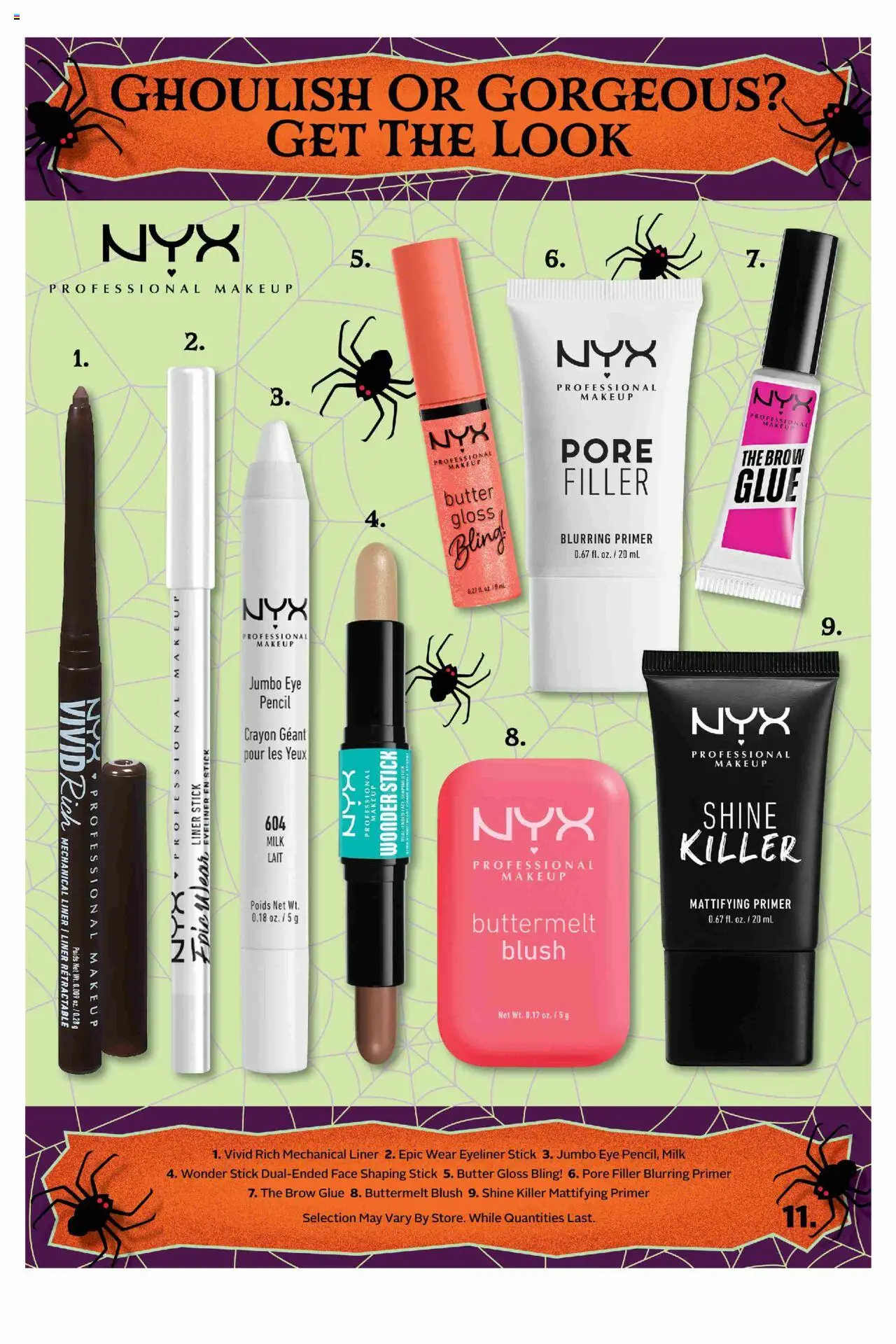 Rexall flyer valid from 19.09.2025 | Page: 11 | Products: Blush, Eyeliner, Milk, Butter