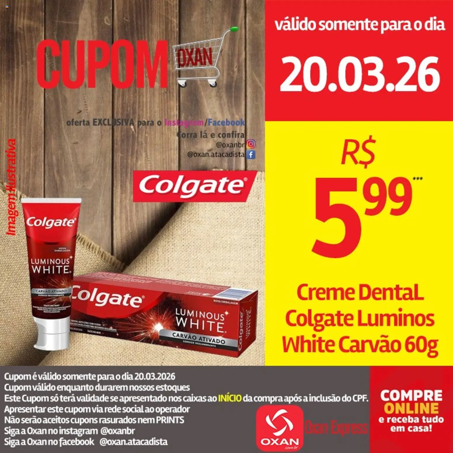 Oxan Atacadista Folheto - válido de 20.03.2026 | Página: 17 | Produtos: Creme, Creme dental