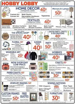 Preview of Hobby Lobby weekly ads valid from 29.03.2026