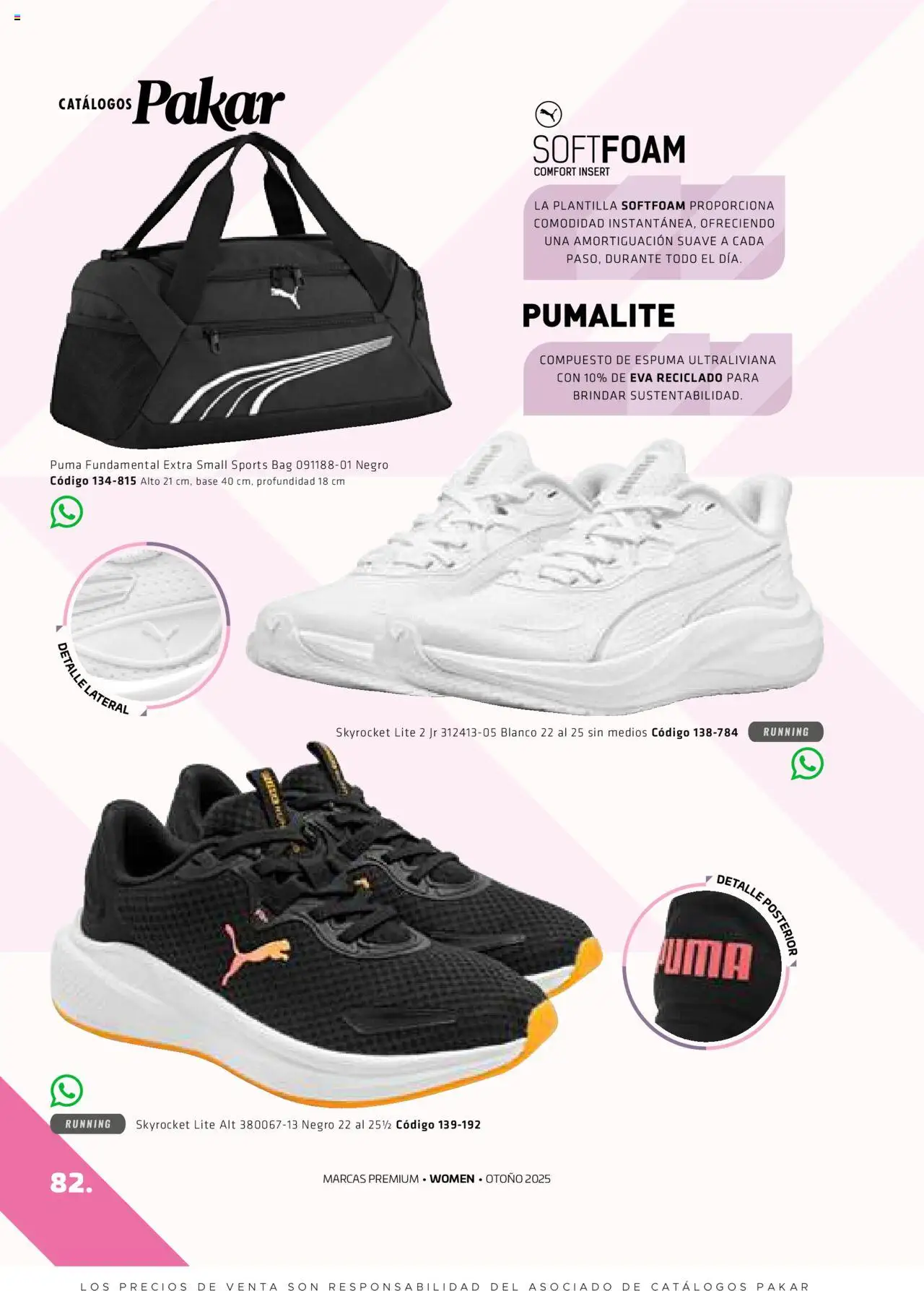 Nuevas ofertas de SC Pakar válidas en toda la República Mexicana desde el 29.08.2025. ¡Encuentra las mejores ofertas en SC Pakar - Catálogo Otoño Women! | Página: 82 | Productos: Espuma