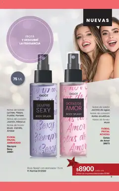 Vista previa Gigot catálogo válido desde el 01.11.2025 | Página: 15 | Productos: Body, Fragancia, Agua, Pomelo