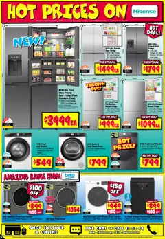 Preview of JB Hi-Fi Home Appliance Sellout - valid from 23.10.2025 | Page: 12 | Products: Door, Fridge, Freezer, Washer