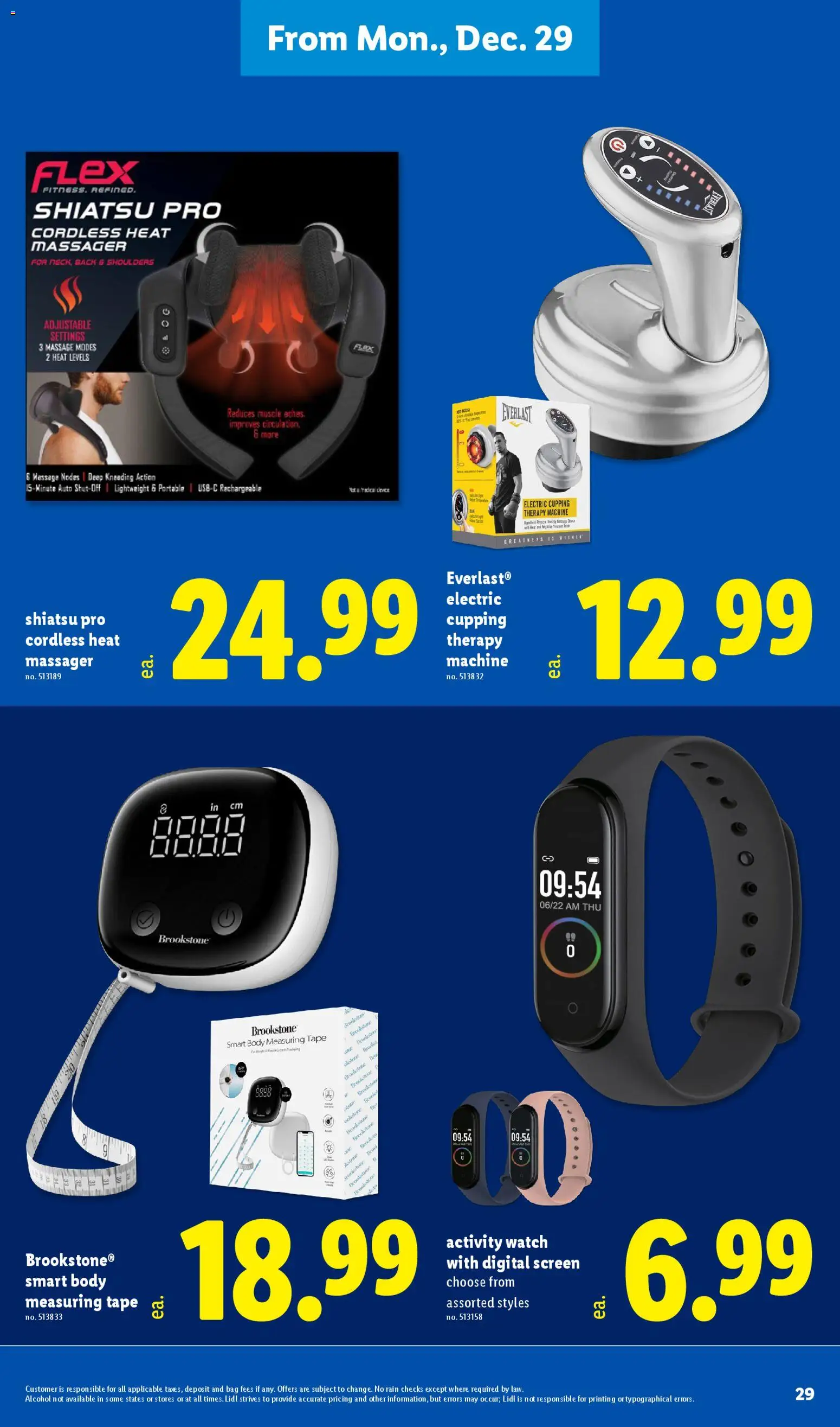 Lidl Weekly Ad - valid from 26.12.2025 | Page: 29 | Products: Watch, Bag