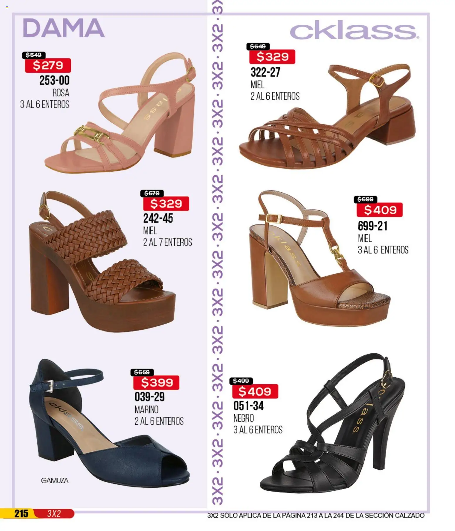 Nuevas ofertas de Cklass válidas en toda la República Mexicana desde el 18.03.2026. ¡Encuentra las mejores ofertas en Cklass catálogo Liquidación total calzado! | Página: 216 | Productos: Gamuza