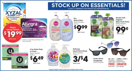 Smith's Weekly Ad - ID - valid from 28.05.2025 | Page: 8 | Products: Spinach, Kale, Soap, Pads