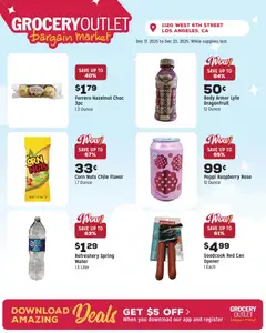 Preview of Grocery Outlet weekly ads valid from 17.12.2025 | Page: 8 | Products: Corn, Opener, Water, Raspberry