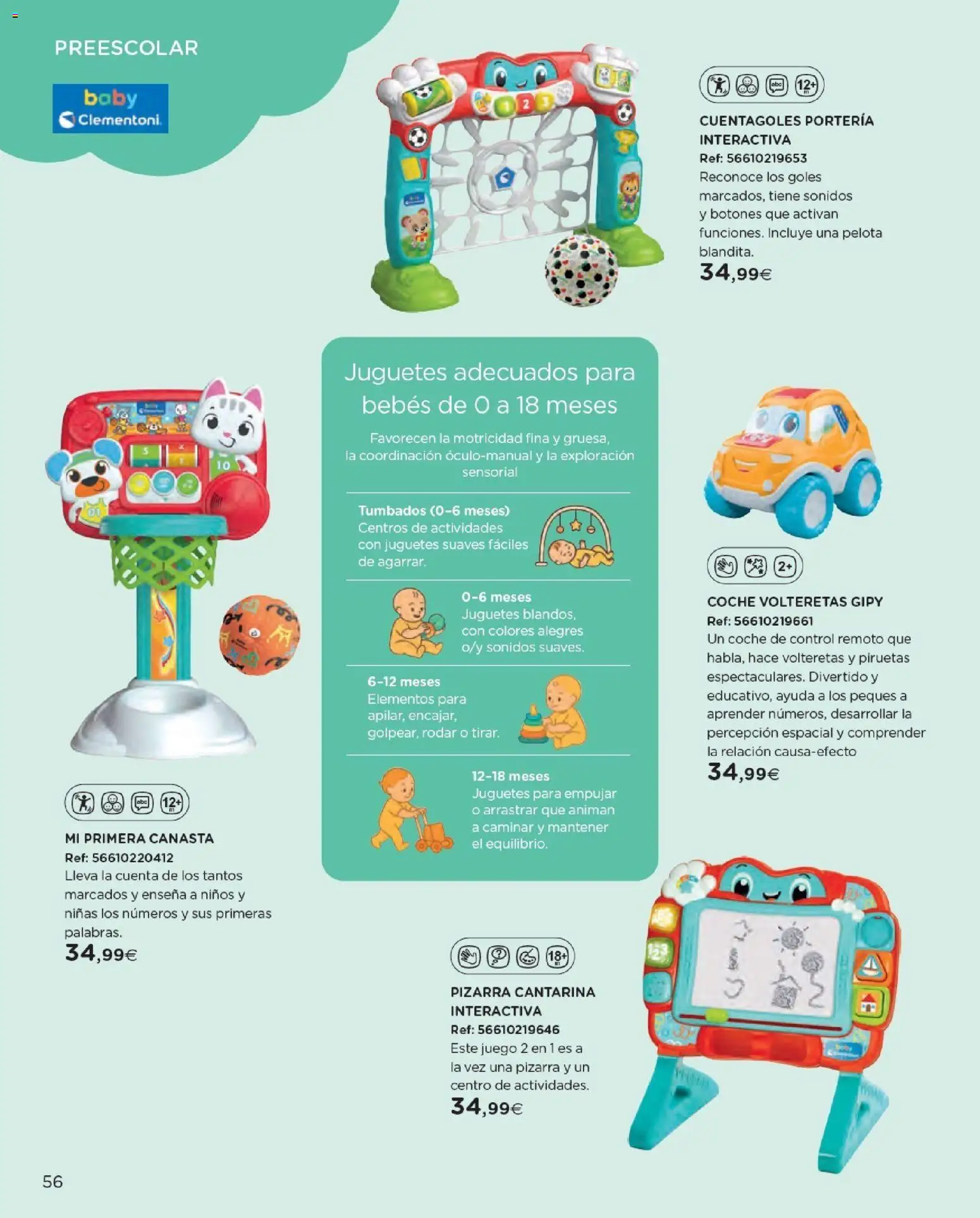 Nuevas ofertas de El Corte Inglés válidas en toda la República Mexicana desde el 27.10.2025. ¡Encuentra las mejores ofertas en El Corte Inglés catálogo Juguetes! | Página: 56 | Productos: Pelota, Control remoto, Juego, Canasta