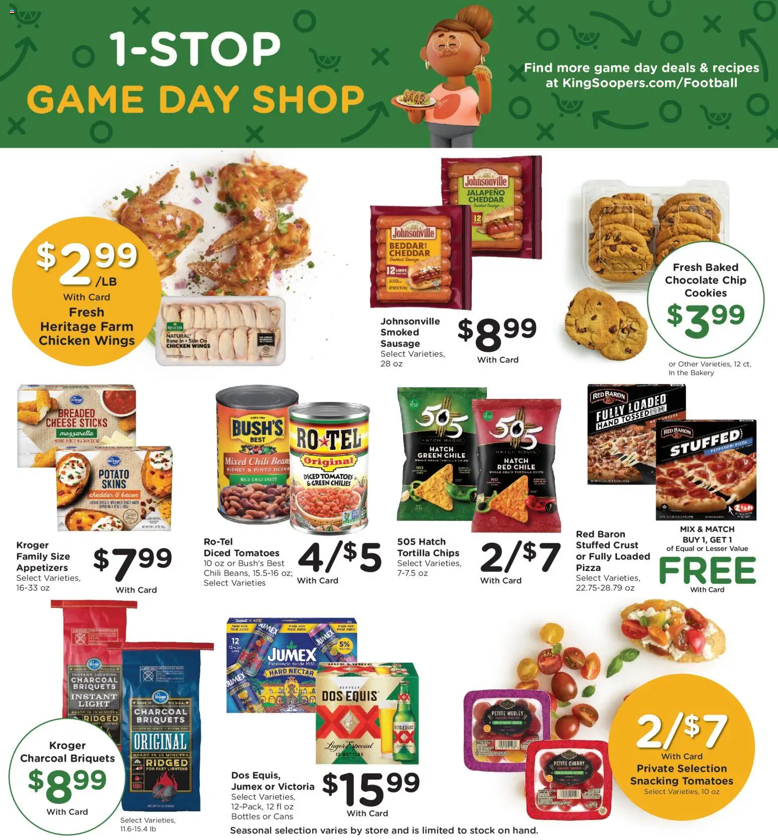King Soopers Weekly Ad - valid from 07.01.2026 | Page: 6 | Products: Tomatoes, Chips, Cookies, Game