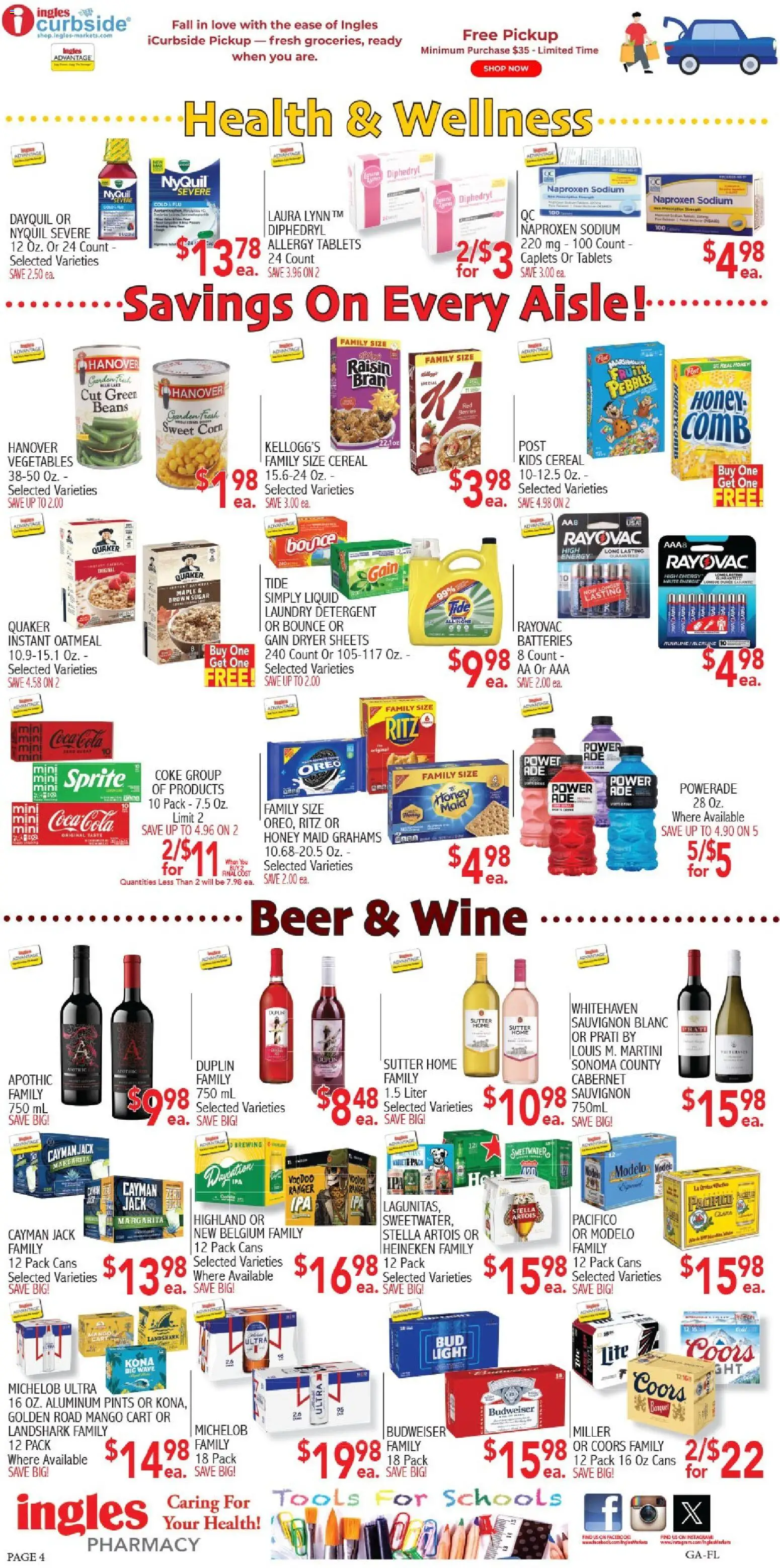 Ingles Weekly Ad - valid from 22.10.2025 | Page: 4 | Products: Corn, Vegetables, Mango, Dryer
