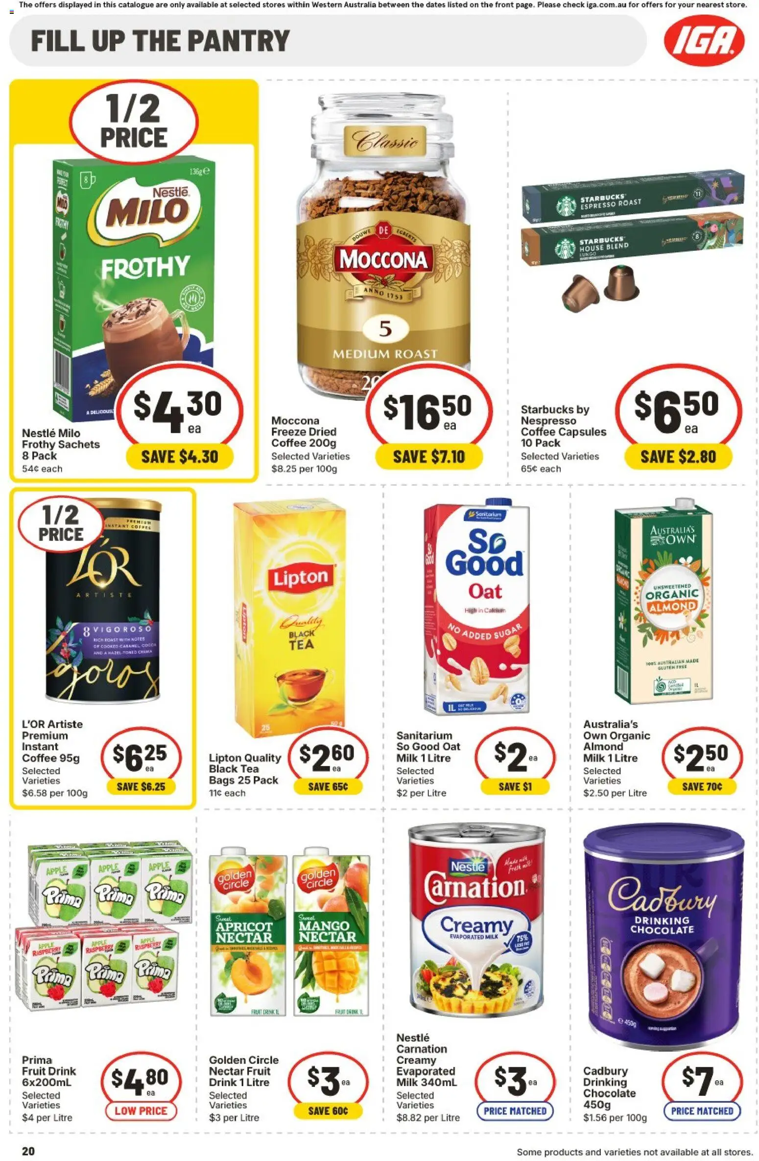 IGA catalogue - valid from 07.01.2026 | Page: 23 | Products: Gown, Milk, Shovel, Moccona