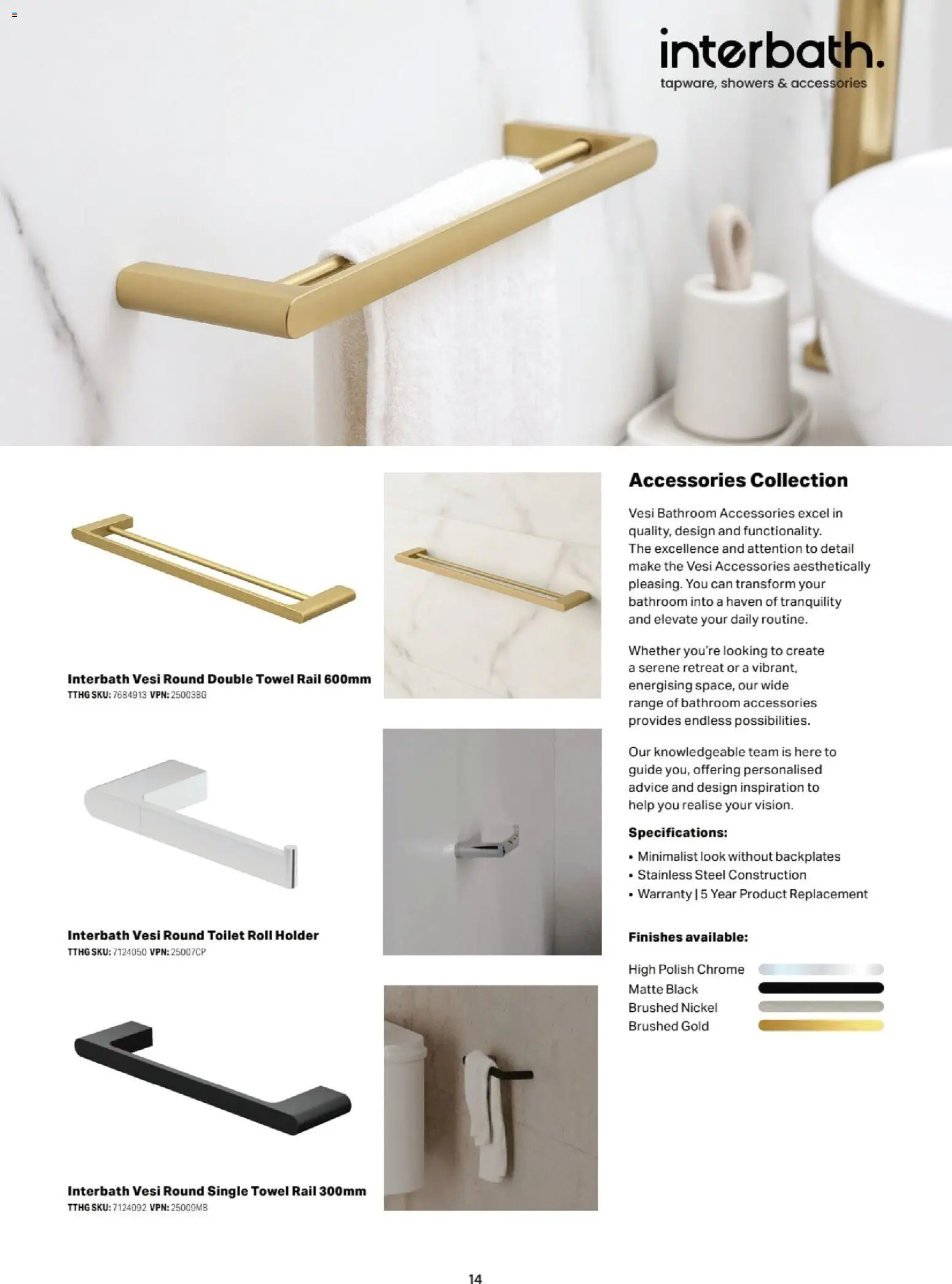 Mitre 10 catalogue - valid from 13.02.2026 | Page: 14 | Products: Toilet, Polish, Accessories, Bathroom