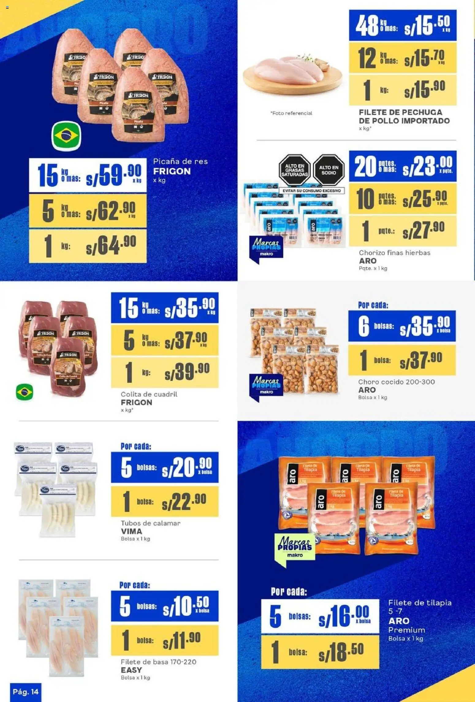 Catálogo Makro válido desde 23.10.2025 | Página: 14 | Productos: Bolsa