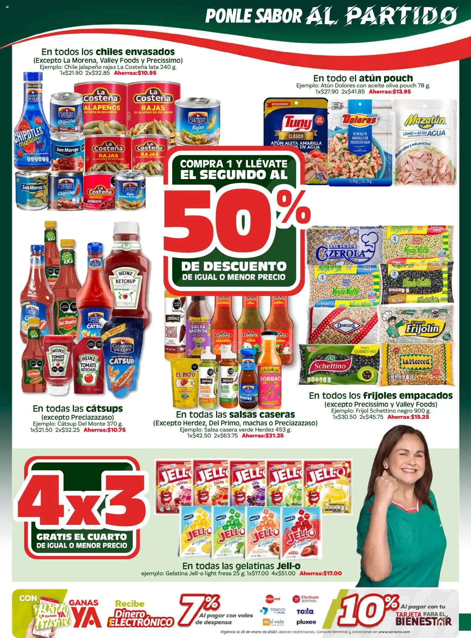 Nuevas ofertas de Soriana válidas en toda la República Mexicana desde el 09.04.2026. ¡Encuentra las mejores ofertas en Soriana En México apoyamos con todo - Súper! | Página: 2 | Productos: Fresa, Atún, Agua, Aceite