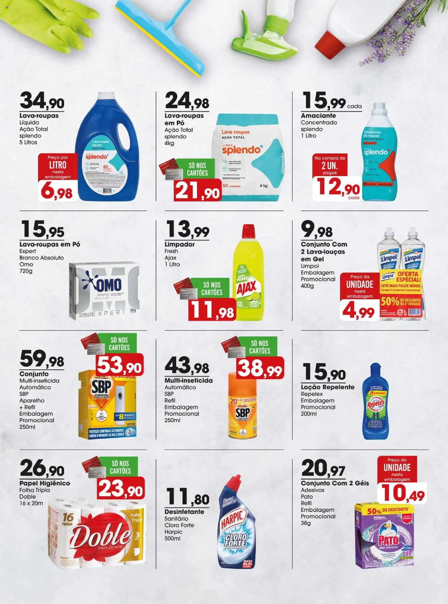 Zaffari Folheto - válido de 06.01.2026 | Página: 13 | Produtos: Pó, Repelente, Papel higiênico, Desinfetante