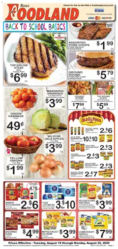 Preview of Foodland weekly ads valid from 19.08.2025