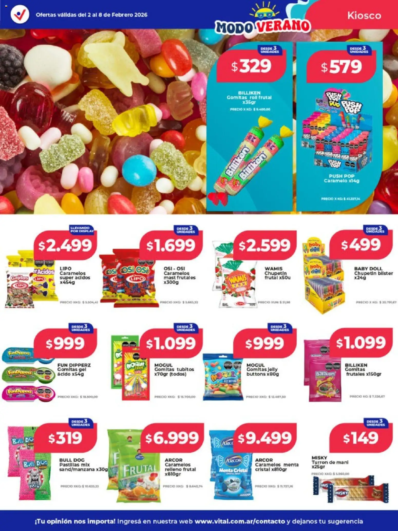 Vital - Ofertas - Laferrere  │ válido desde el 02.02.2026 | Página: 10 | Productos: Gomitas, Turrón