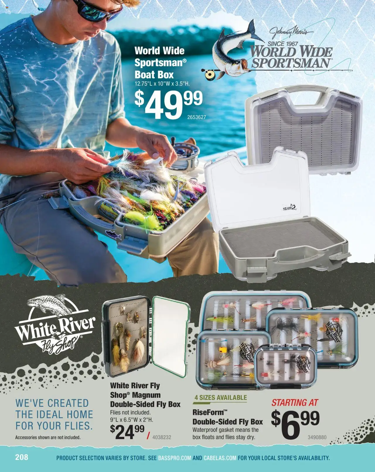 Cabela's Saltwater Specialist 25 - valid from 01.01.2025 | Page: 208 | Products: Box, Gasket