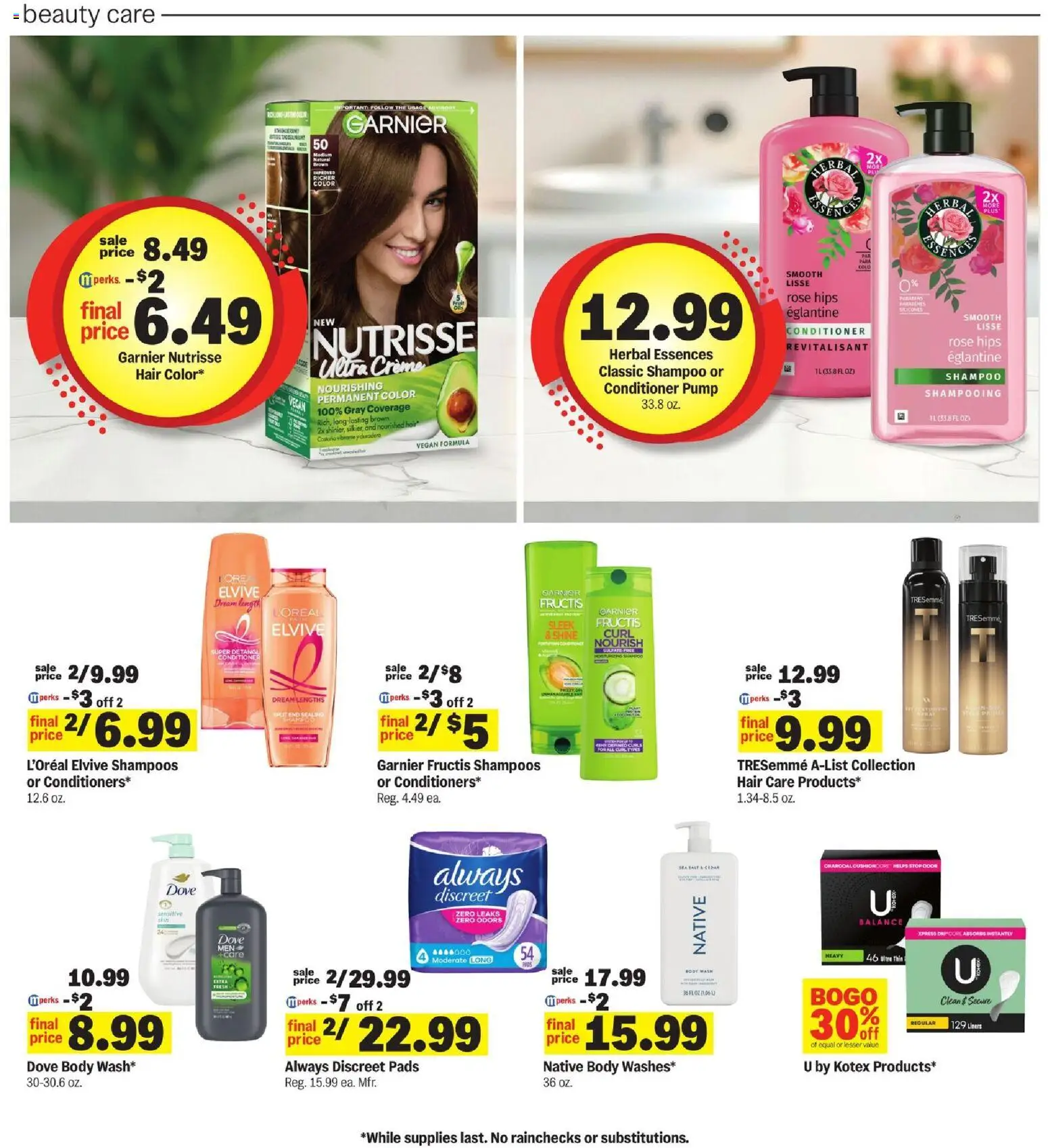Meijer Weekly Ad - valid from 21.01.2026 | Page: 26 | Products: Pump, Shampoo, Conditioner, Pads