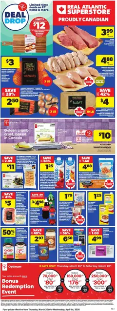 Preview of Atlantic Superstore weekly flyer / circulaire from shop Atlantic Superstore valid from 26.03.2026 | Page: 3