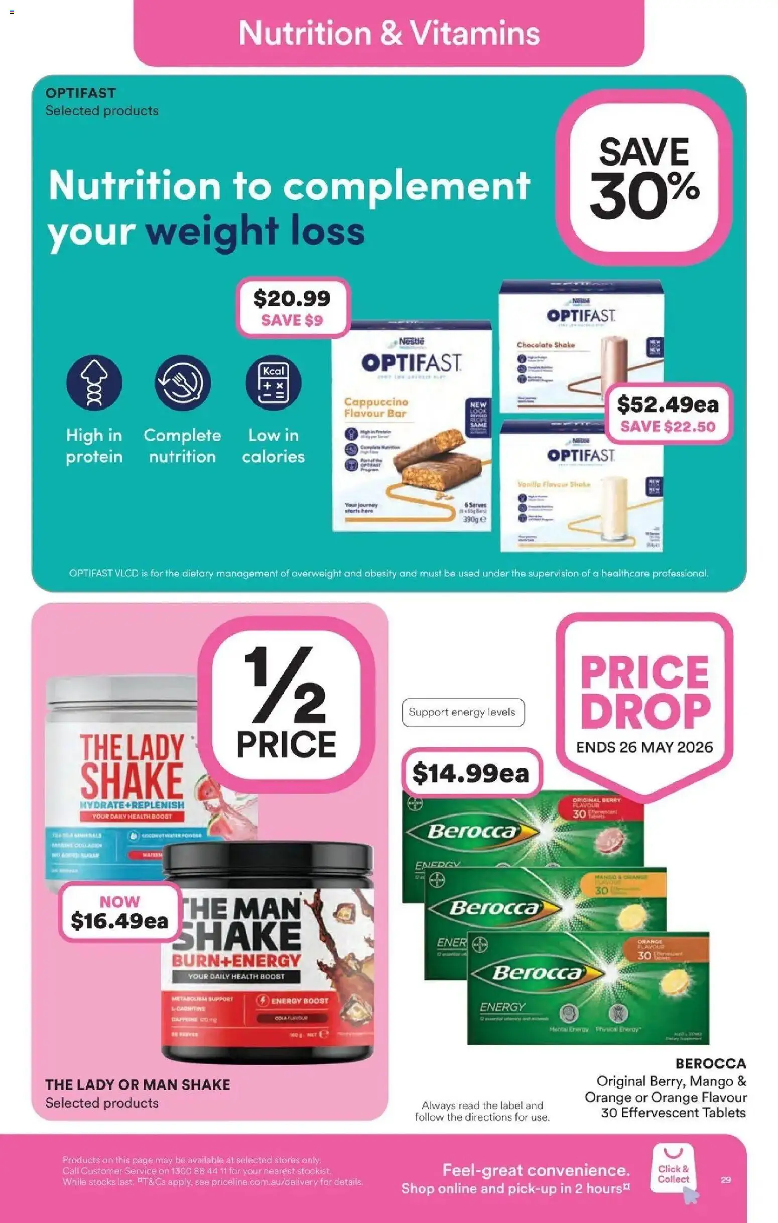 Priceline Pharmacy catalogue - valid from 25.03.2026 | Page: 29 | Products: Mango, Weight loss, Weight, Tablets