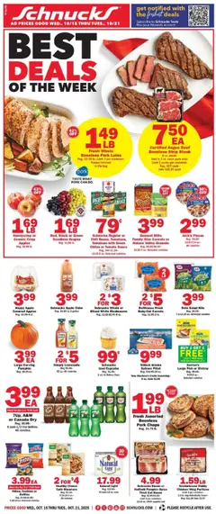 Preview of Schnucks weekly ads valid from 15.10.2025