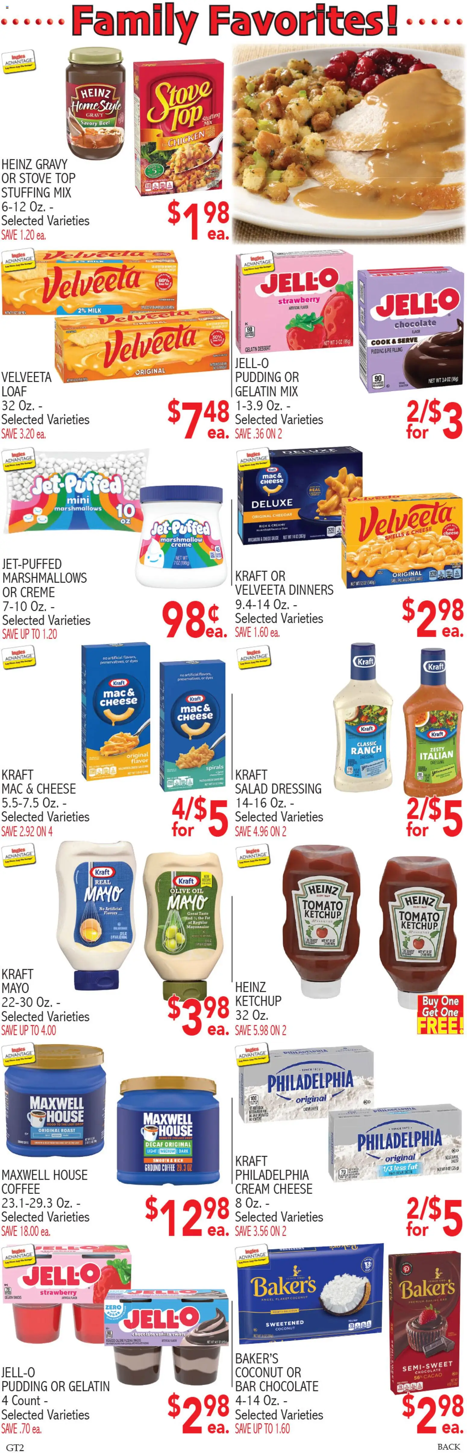 Ingles Weekly Ad - valid from 12.11.2025 | Page: 6 | Products: Beef, Ketchup, Cream, Salad