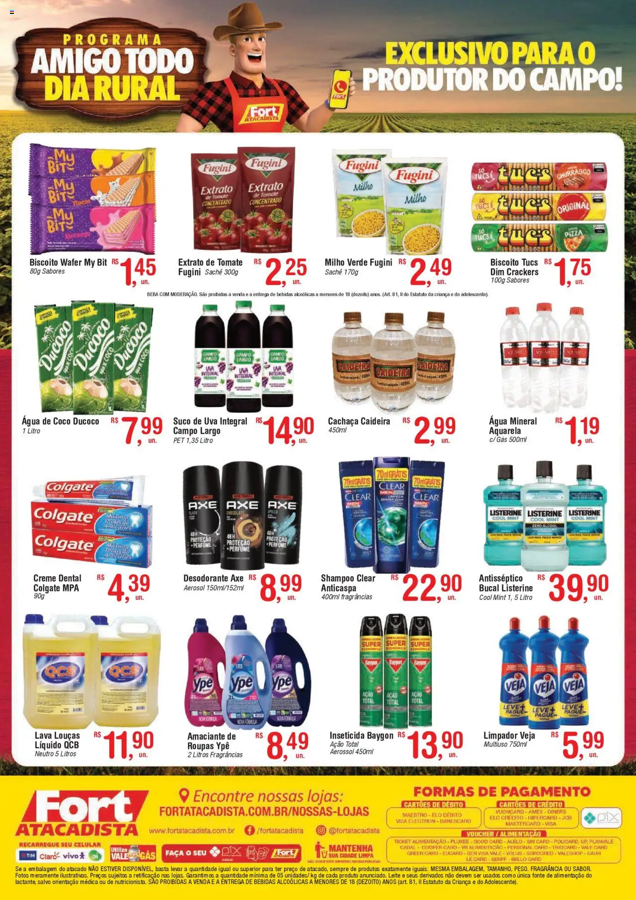 Fort Atacadista Folheto - válido de 18.08.2025 | Página: 2 | Produtos: Coco, Faca, Suco, Creme dental