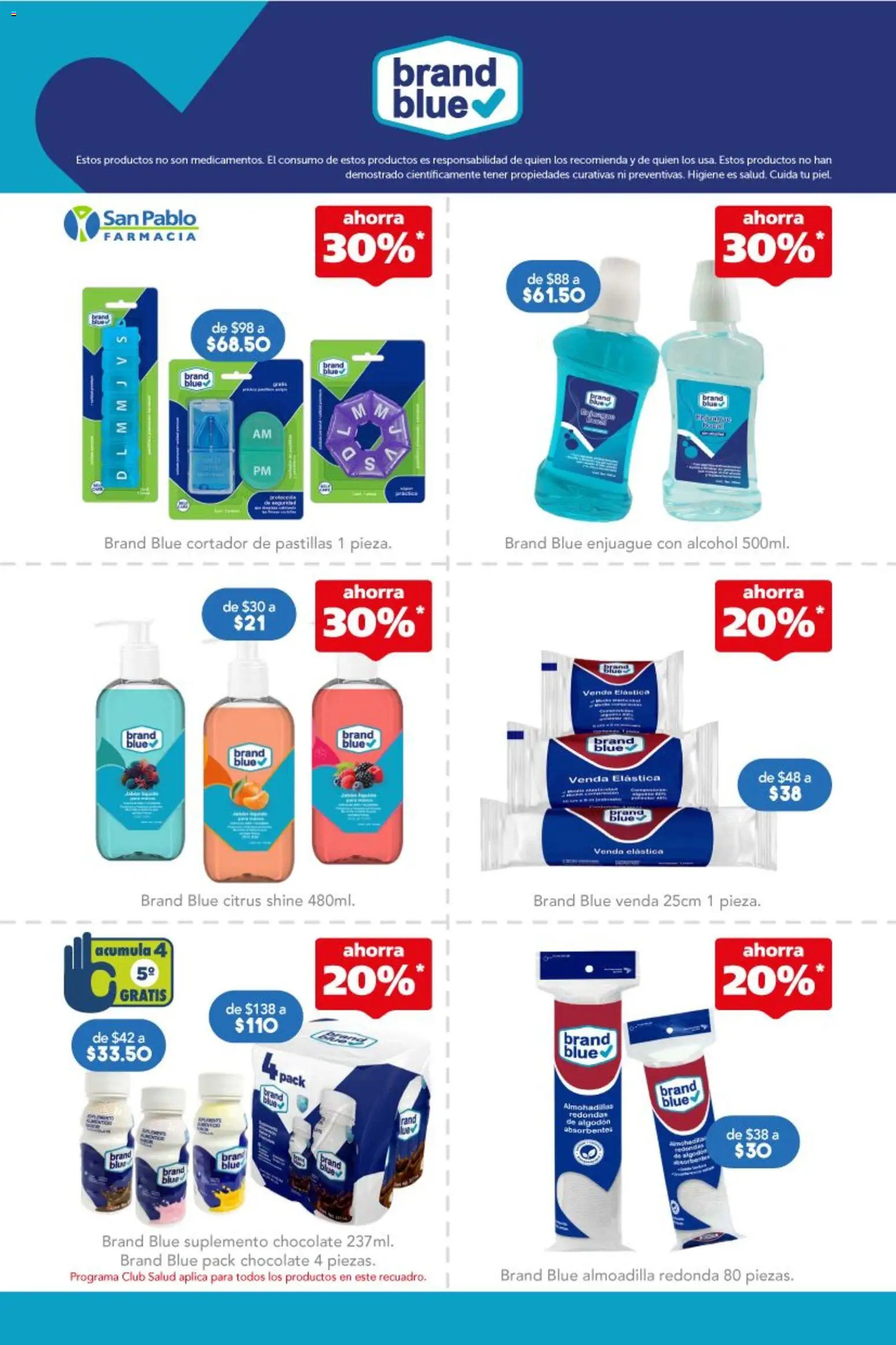 Nuevas ofertas de Farmacia San Pablo válidas en toda la República Mexicana desde el 08.02.2026. ¡Encuentra las mejores ofertas en Farmacia San Pablo catálogo! | Página: 8