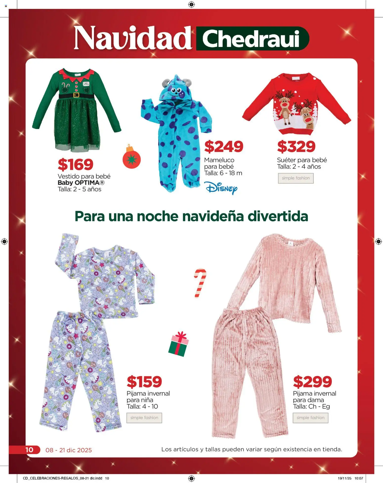 Nuevas ofertas de Chedraui válidas en toda la República Mexicana desde el 08.12.2025. ¡Encuentra las mejores ofertas en Chedraui folleto Navidad! | Página: 10