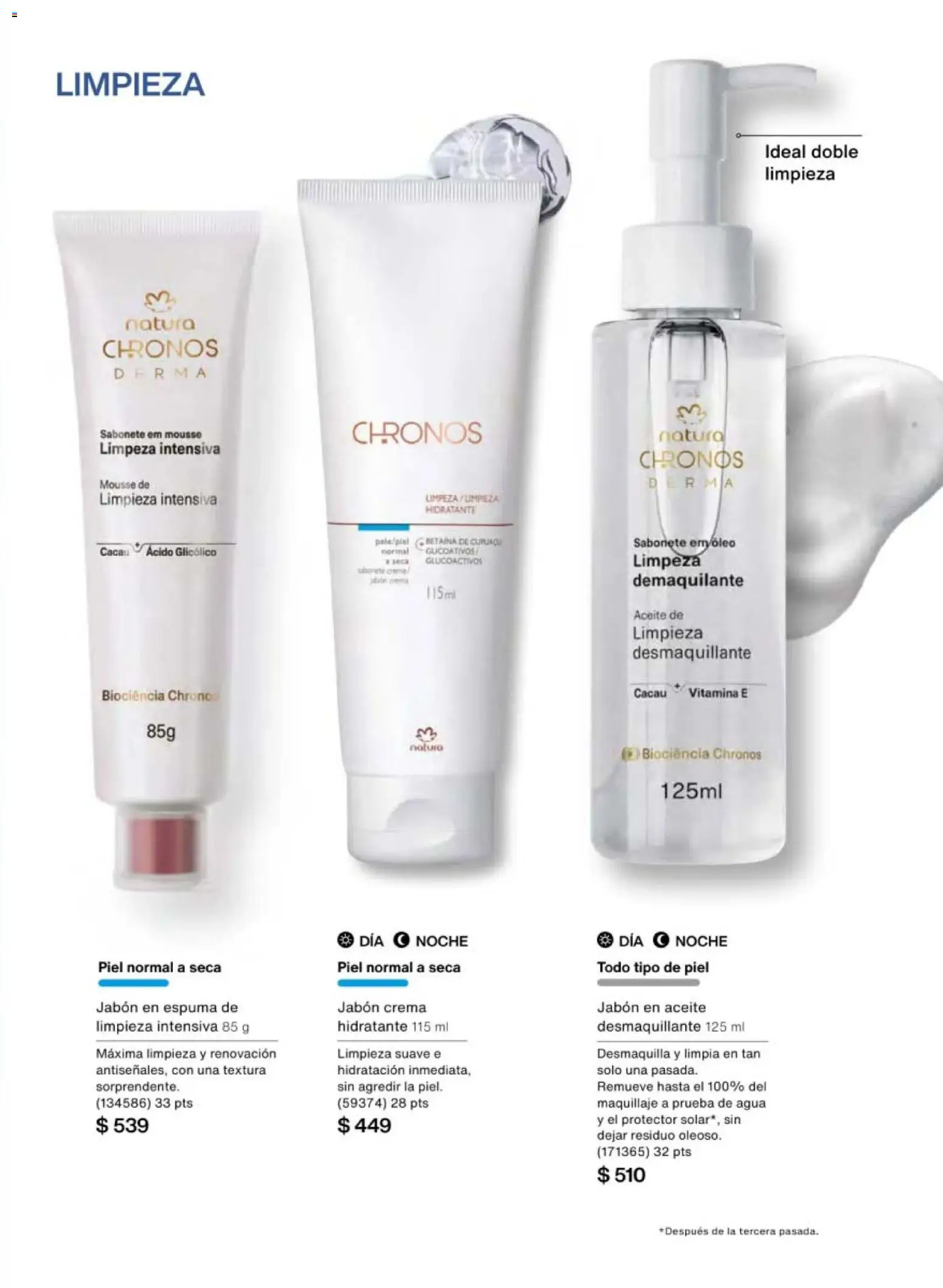 Nuevas ofertas de Natura válidas en toda la República Mexicana desde el 30.01.2026. ¡Encuentra las mejores ofertas en Natura campaña 3 2026! | Página: 61 | Productos: Crema, Aceite, Mousse, Espuma