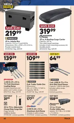 Preview of Princess Auto flyer - 2 Week Sale! from shop Princess Auto valid from 10.03.2026 | Page: 65 | Products: Ridge, Box