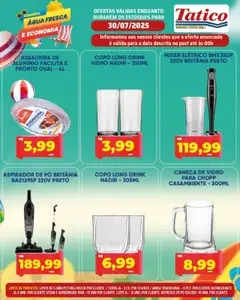 Tatico Folheto - válido de 30.07.2025 | Página: 16 | Produtos: Leite, Caneca, Arroz, Refrigerante