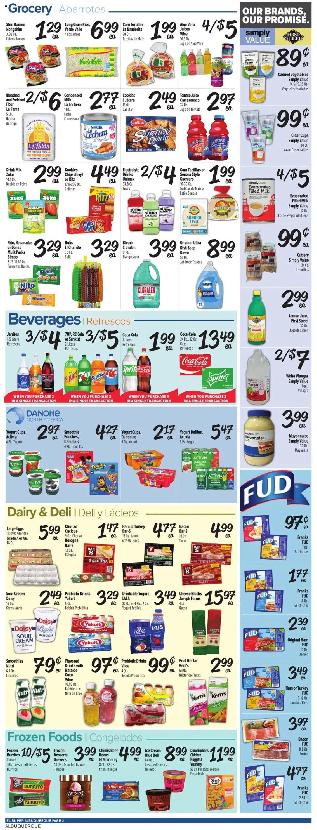 El Super Weekly Ad - NM - valid from 03.09.2025 | Page: 2 | Products: Corn, Ham, Soap, Lemon