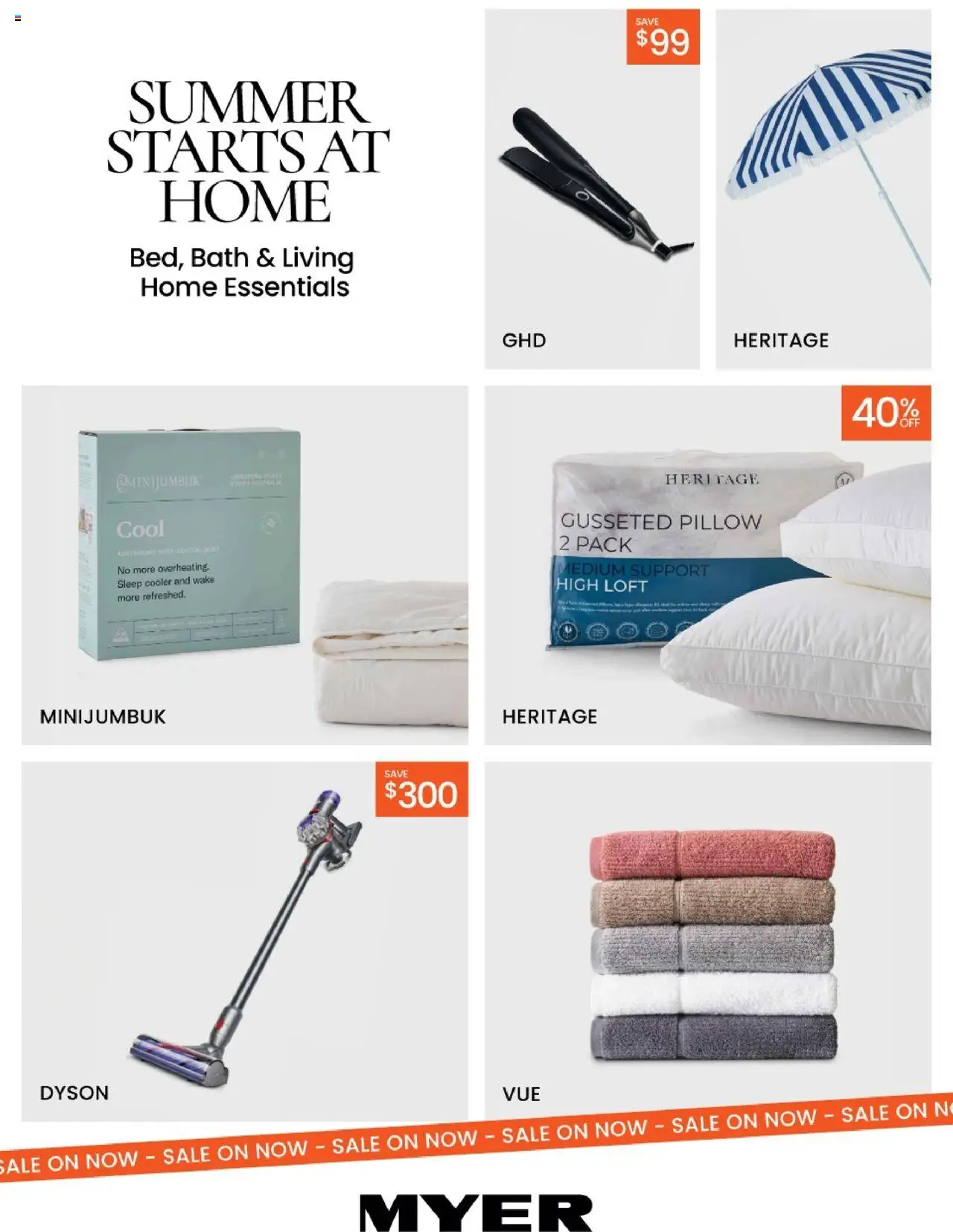 Myer catalogue - valid from 14.10.2025 | Page: 1 | Products: Bath, Pillow