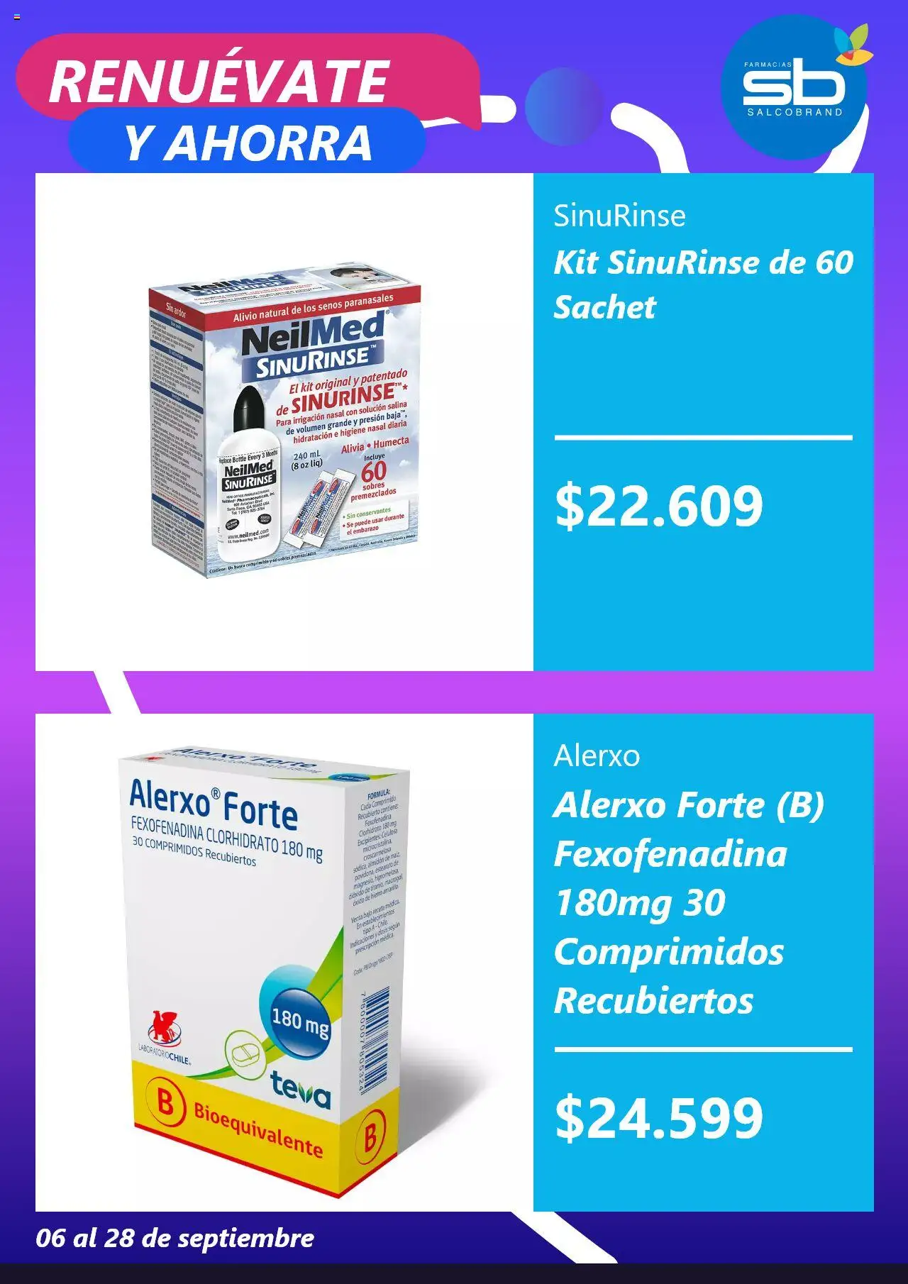 Salcobrand ofertas  │ válido desde el 16.09.2025 | Página: 5 | Productos: Frasco, DVD