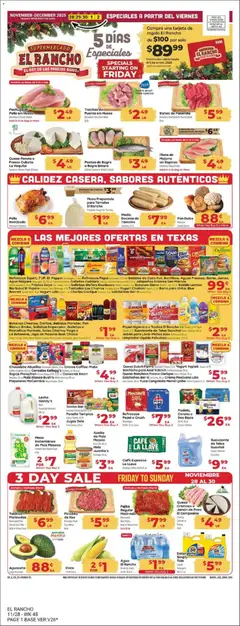 Preview of El Rancho weekly ads valid from 28.11.2025