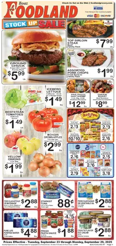 Preview of Foodland weekly ads valid from 23.09.2025