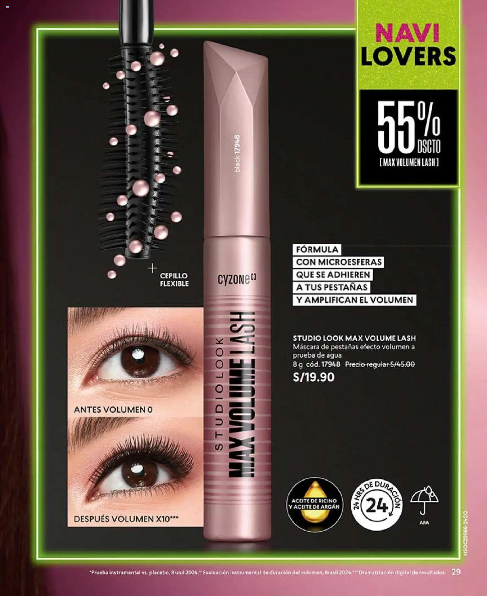 Catálogo CyZone válido desde 14.11.2025 | Página: 41 | Productos: Máscara, Aceite